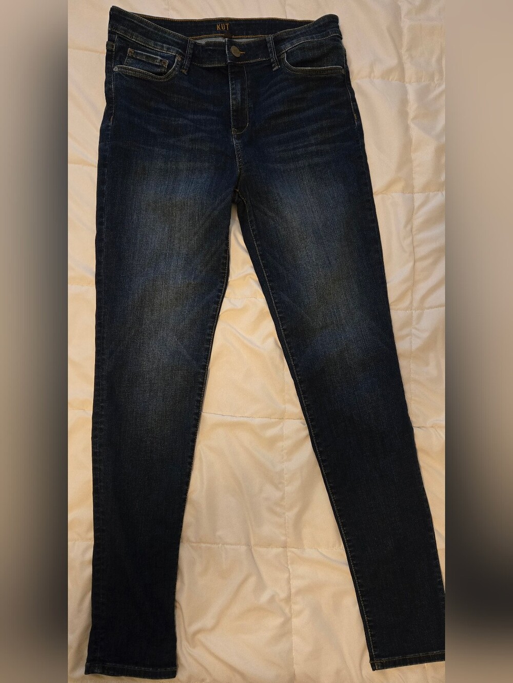 Kut From The Kloth High Rise Toothpick Skinny Jeans Size 12
